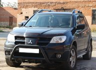 Mitsubishi Outlander 2001-2006 Bull Bar WT003 Black Stainless Steel photo 4