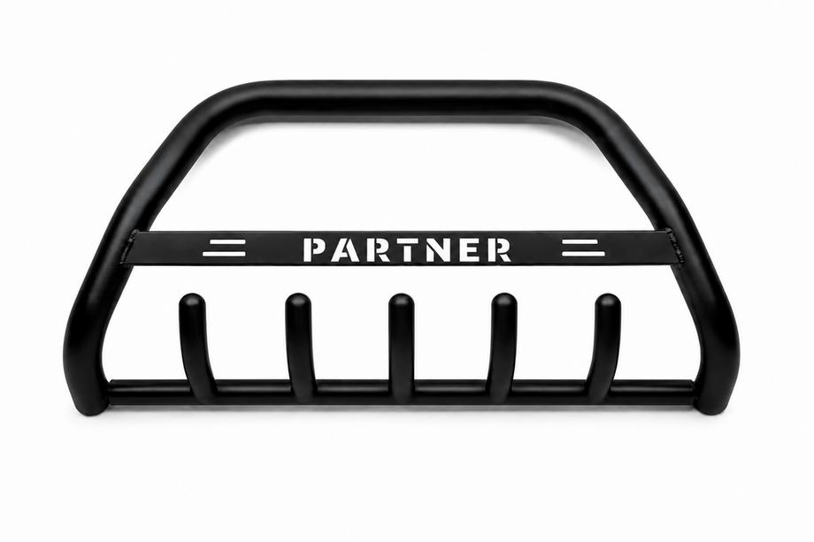 Peugeot Partner 1996-2008 Bull Bar WT004 Black (Stainless Steel) Image