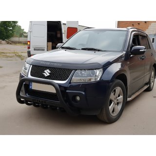 Bull Bar WT004 Black (Stainless Steel) Suzuki Grand Vitara 2005-2017 photo 1