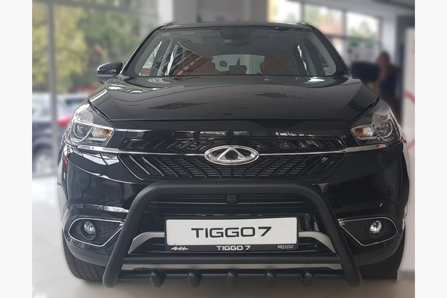 Chery Tiggo 7 2016-2019 Bull Bar WT003 Black Stainless Steel Image