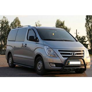 Bull Bar WT003 Black Stainless Steel Hyundai H300, H1, Starex 2008-2020 photo 4