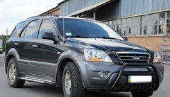 Kia Sorento I BL 2002-2009 Bull Bar WT003 Black-2 (Stainless Steel) photo 4