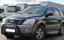 Kia Sorento I BL 2002-2009 Bull Bar WT003 Black-2 (Stainless Steel) photo 1