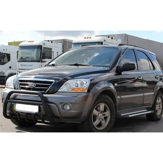 Bull Bar WT003 Black-2 (Stainless Steel) Kia Sorento I BL 2002-2009 photo 1
