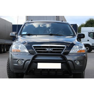 Bull Bar WT003 Black-2 (Stainless Steel) Kia Sorento I BL 2002-2009 photo 3