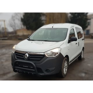 Bull Bar WT003 Black Stainless Steel Dacia Lodgy 2012-2022 photo 4