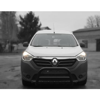 Bull Bar WT003 Black Stainless Steel Dacia Lodgy 2012-2022 photo 3