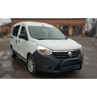Bull Bar WT003 Black Stainless Steel Dacia Lodgy 2012-2022 photo 1