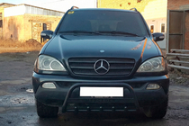 Mercedes ML W163 1997-2005 Bull Bar WT004 Black (Stainless Steel) photo 2