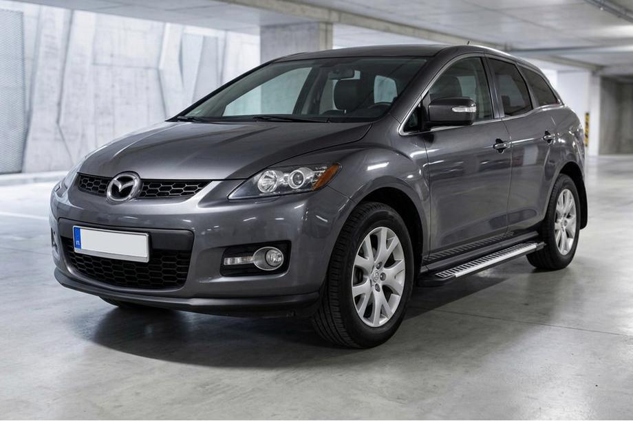 Mazda CX-7 2006-2012 Side Steps Line (2 pcs, Aluminum) Image