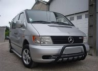 Mercedes Vito W638 1996-2003 Bull Bar WT003 Black (Stainless Steel) photo 1