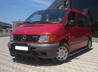 Mercedes Vito W638 1996-2003 Bull Bar WT003 Black (Stainless Steel) photo 3
