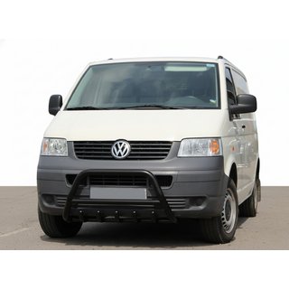 Bull Bar WT003 Black (Stainless Steel) Volkswagen T5 Transporter 2003-2010 photo 1