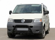 Volkswagen T5 Multivan 2003–2010 Bull Bar WT003 Black (Stainless Steel) photo 1