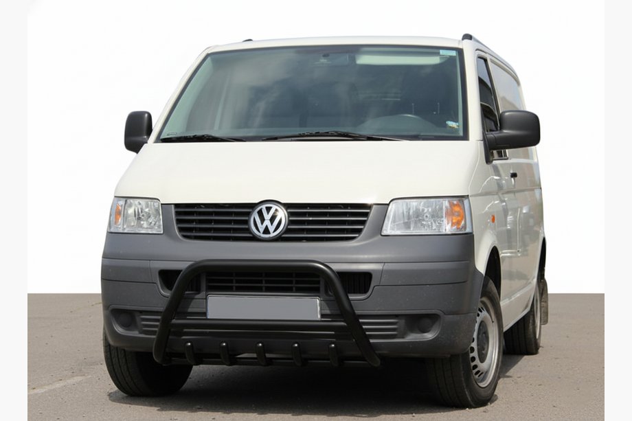 Volkswagen T5 Caravelle 2004-2010 Bull Bar WT003 Black (Stainless Steel) Image