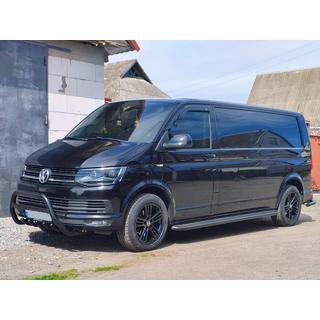 Bull Bar WT003 Black (Stainless Steel) Volkswagen T6 2015-2024 photo 1