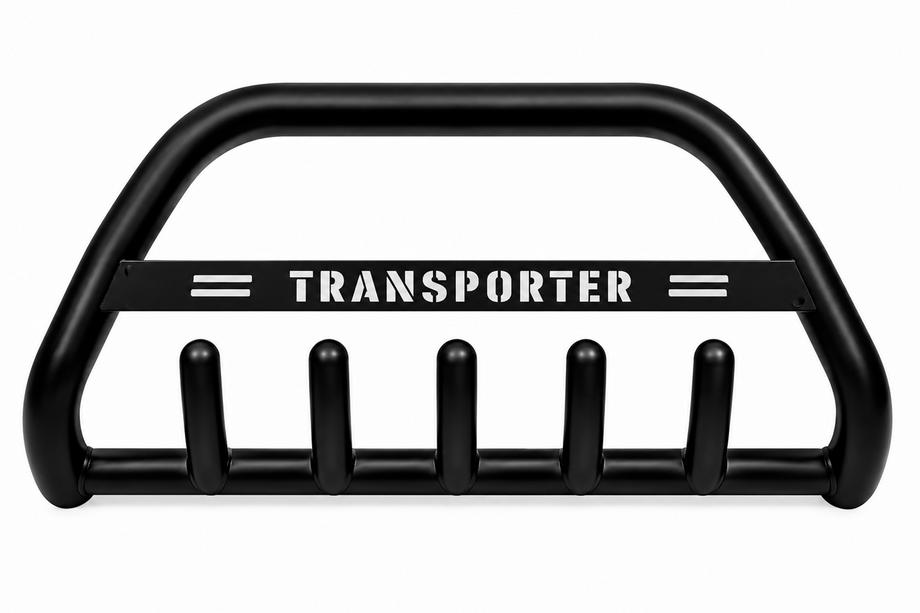 Volkswagen T4 Transporter 1990-2003 Bull Bar WT004 Black (Stainless Steel) Photo 2