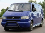 Volkswagen T4 Transporter 1990-2003 Bull Bar WT003 Black (Stainless Steel) photo 3