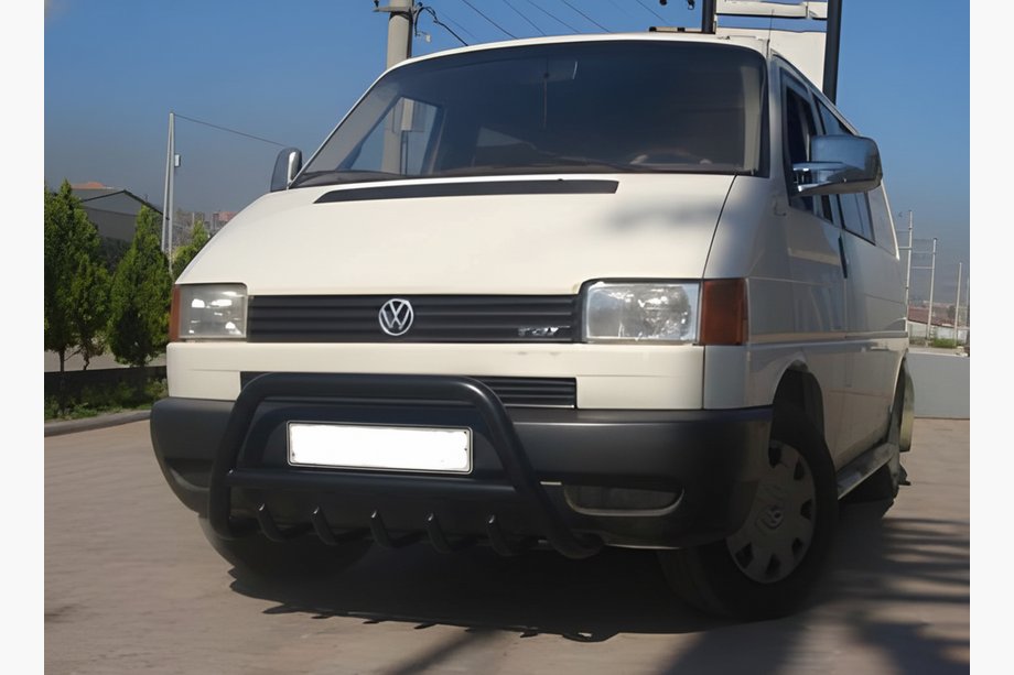 Volkswagen T4 Transporter 1990-2003 Bull Bar WT003 Black (Stainless Steel) Image