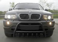 BMW X5 E53 1999–2006 Bull Bar WT003 Black Stainless Steel photo 2