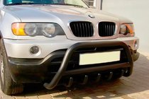 BMW X5 E53 1999–2006 Bull Bar WT003 Black Stainless Steel photo 1