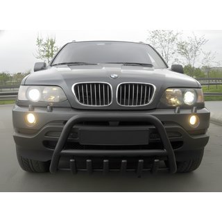 Bull Bar WT003 Black Stainless Steel BMW X5 E53 1999–2006 photo 2