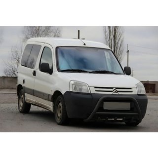 Bull Bar WT003 Black Stainless Steel Citroen Berlingo 1996-2008 photo 1