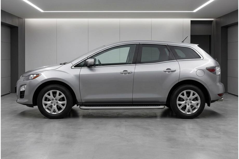 Mazda CX-7 2006-2012 Side Steps Tayga Grey (2 pcs, Aluminum) Image