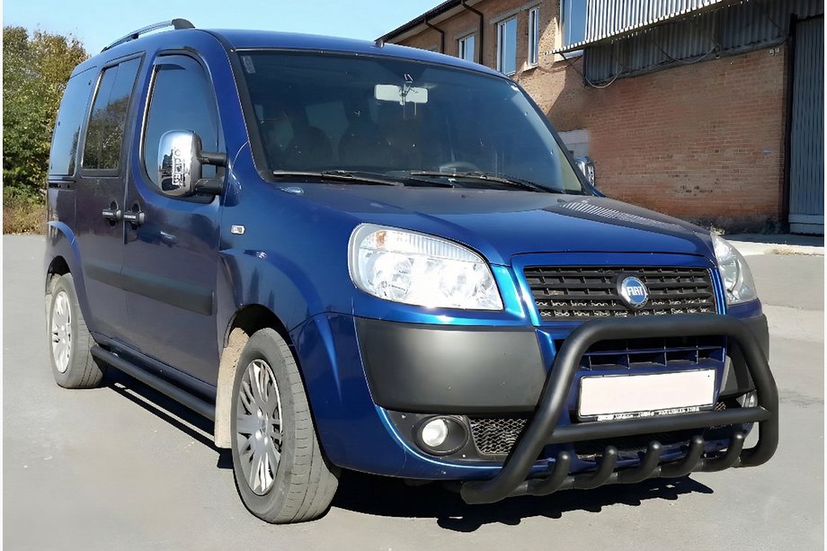 Fiat Doblo I 2001-2005 Bull Bar WT003 Black Image