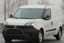 Fiat Doblo II 2010-2022 Bull Bar WT003 Black (Stainless Steel) photo 3