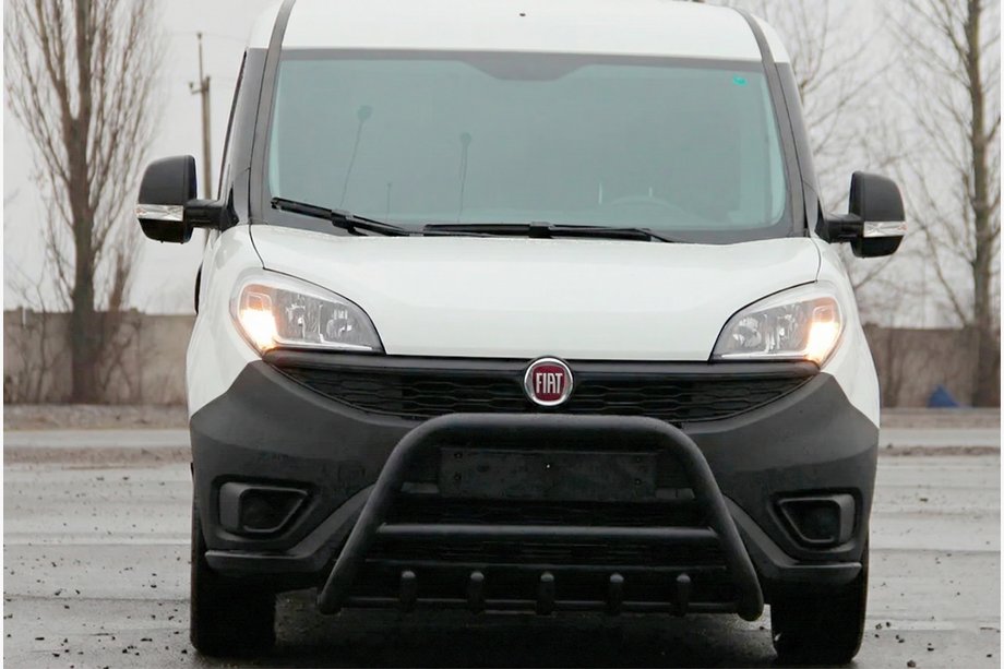 Fiat Doblo II 2010-2022 Bull Bar WT003 Black (Stainless Steel) Image