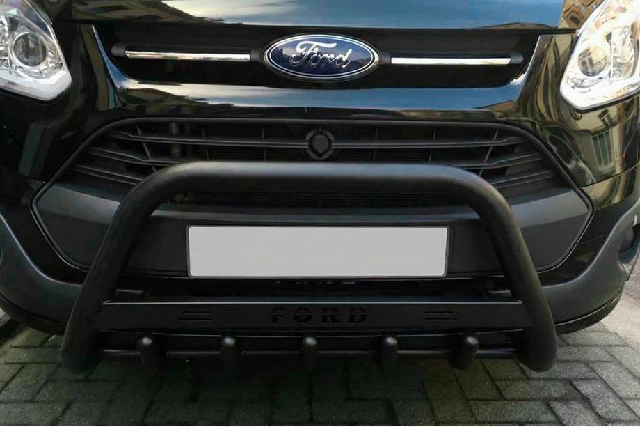 Ford Custom 2013-2022 Bull Bar WT004 Black (Stainless Steel) Image