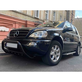Bull Bar WT003 Black (Stainless Steel) Mercedes ML W163 1997-2005 photo 4