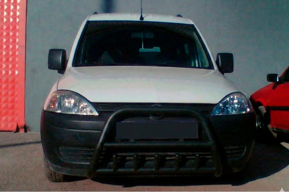 Opel Combo 2002–2012 Bull Bar WT003 Black Stainless Steel Image