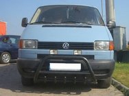 Volkswagen T4 Caravelle/Multivan 1990–2003 Bull Bar WT003 Black Stainless Steel photo 1