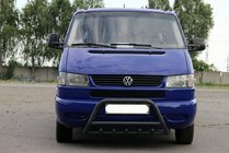 Volkswagen T4 Caravelle/Multivan 1990–2003 Bull Bar WT003 Black Stainless Steel photo 5