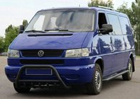 Volkswagen T4 Caravelle/Multivan 1990–2003 Bull Bar WT003 Black Stainless Steel photo 6