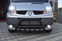 Opel Vivaro 2001–2015 Bull Bar WT003 Black (Stainless Steel) photo 1