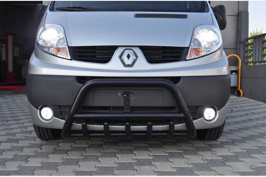 Opel Vivaro 2001–2015 Bull Bar WT003 Black (Stainless Steel) Image