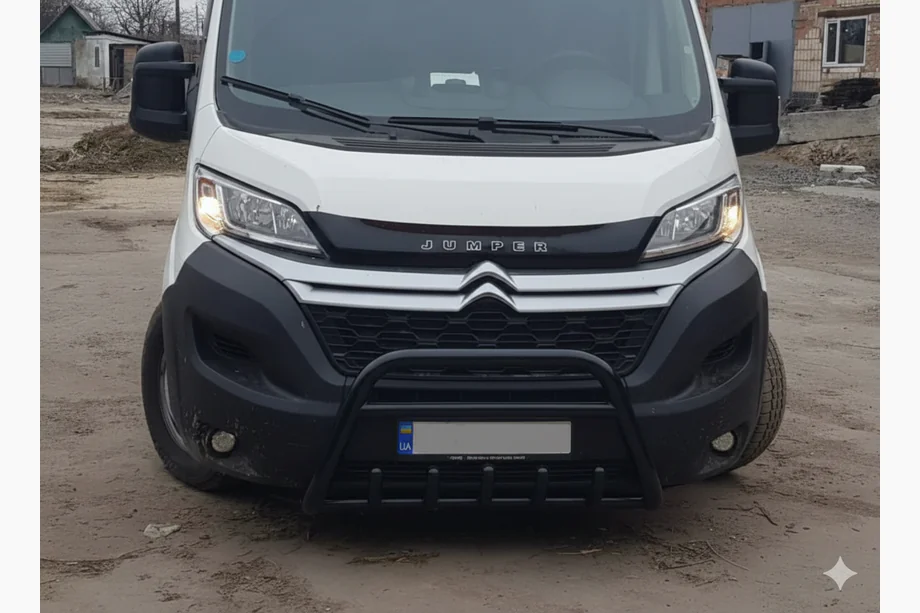 Opel Movano 2021- Front Bar WT003 Black (Stainless Steel) Image