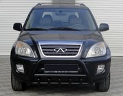 Chery Tiggo 1 2005-2016 Bull Bar WT003 Black Stainless Steel photo 1