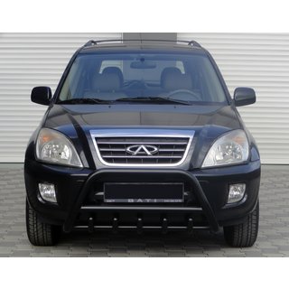 Bull Bar WT003 Black Stainless Steel Chery Tiggo 1 2005-2016 photo 1