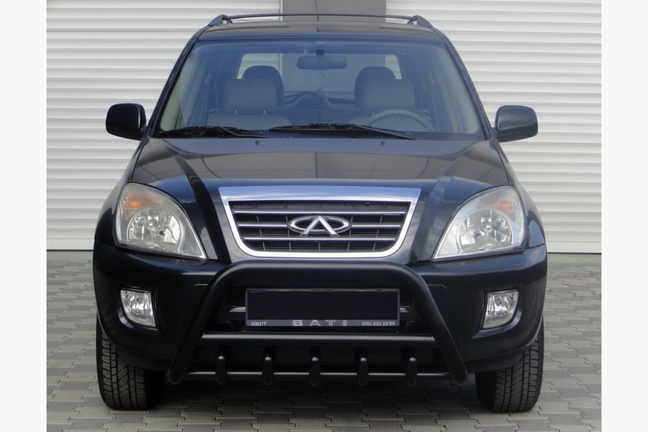 Chery Tiggo 1 2005-2016 Bull Bar WT003 Black Stainless Steel Image