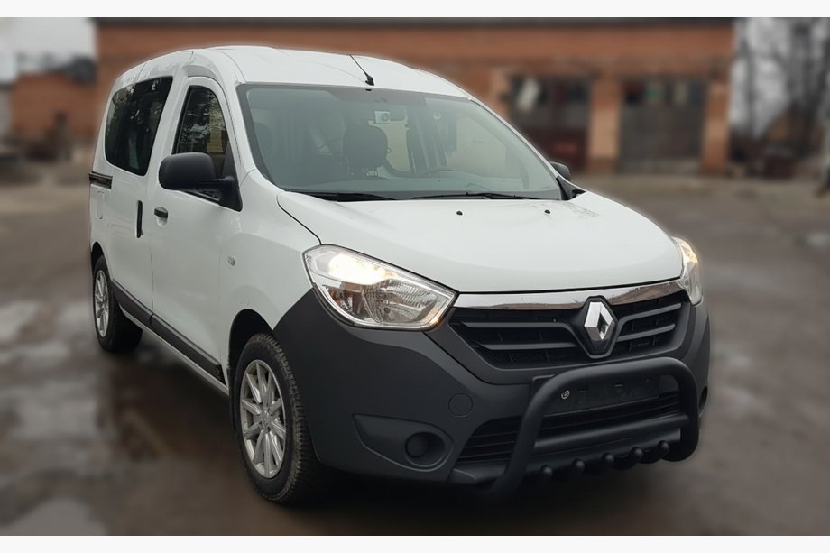 Renault Lodgy 2013-2022 Bull Bar WT003 Black Stainless Steel Image