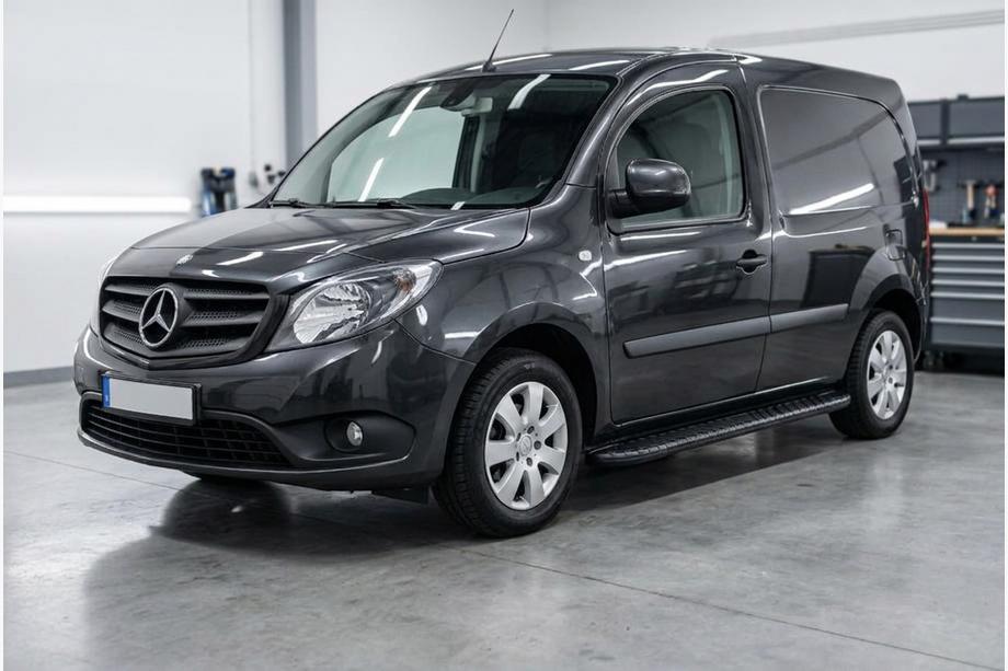 Mercedes Citan 2013-2021 Side Steps Bosphorus Black (2 pcs, Aluminum) Image