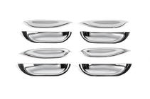 Mercedes S-class W140 1991-1998 Chrome Door Handle Covers (4 pcs, Plastic) photo 1