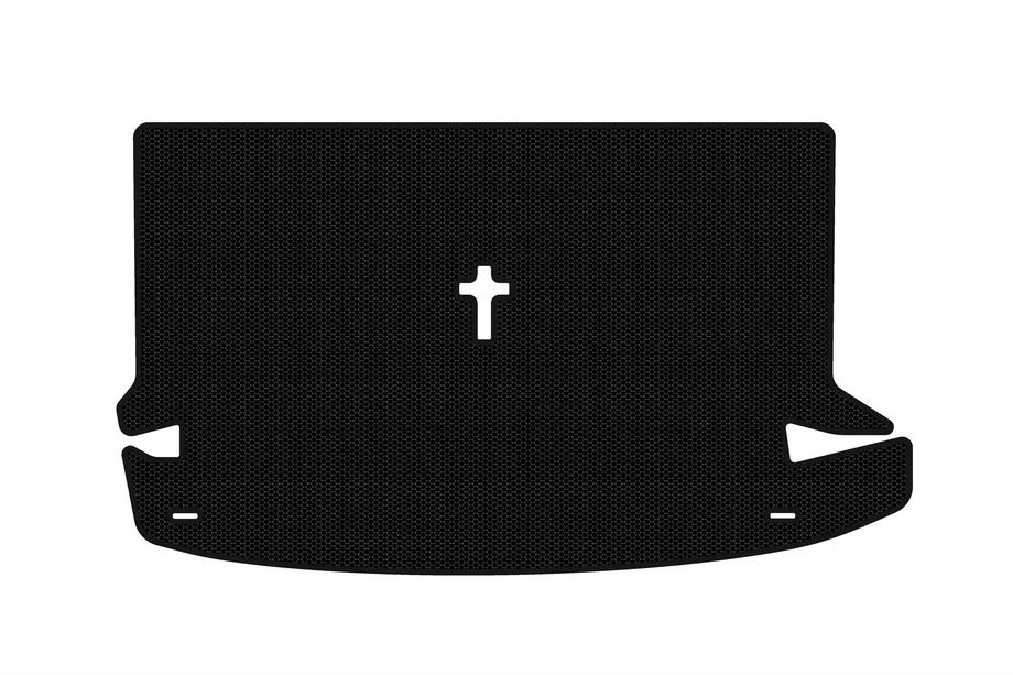 Dacia Lodgy 2012-2022 Rubber trunk mat Carsuit (7-seater, black) Image