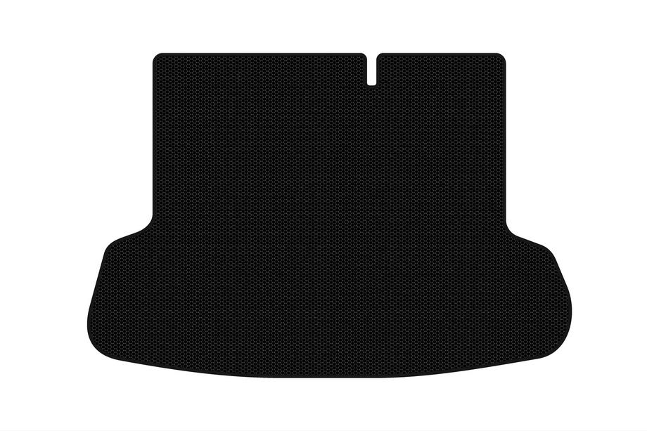 Hyundai Accent 2006-2010 Rubber trunk mat Carsuit (SD, black) Image