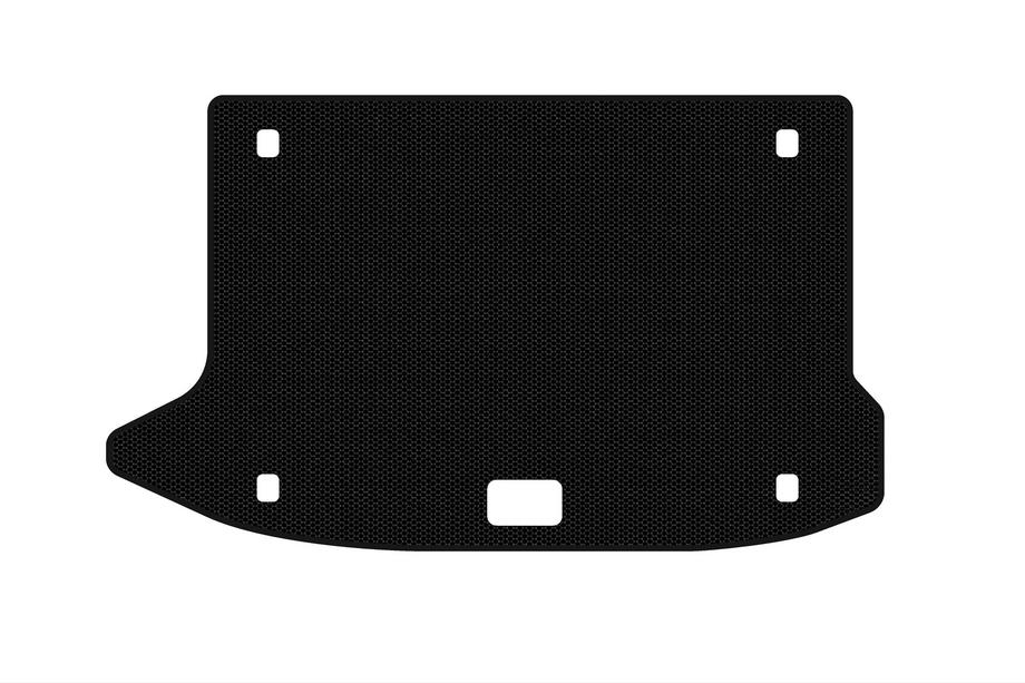 Hyundai Kona 2017-2023 Rubber Trunk Mat Carsuit V3 (Black) Photo 1