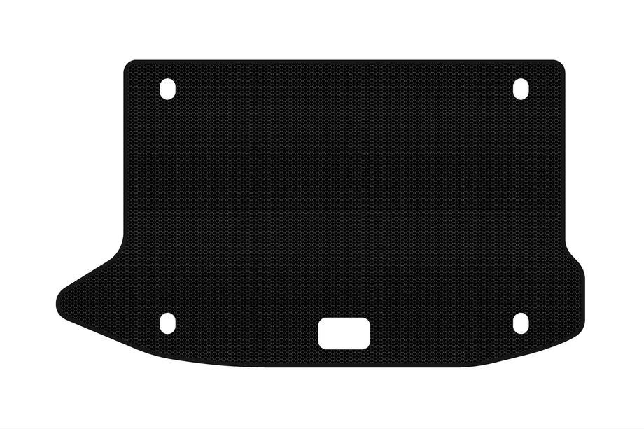 Hyundai Kona 2017-2023 Rubber Trunk Mat Carsuit V2 (Black) Image